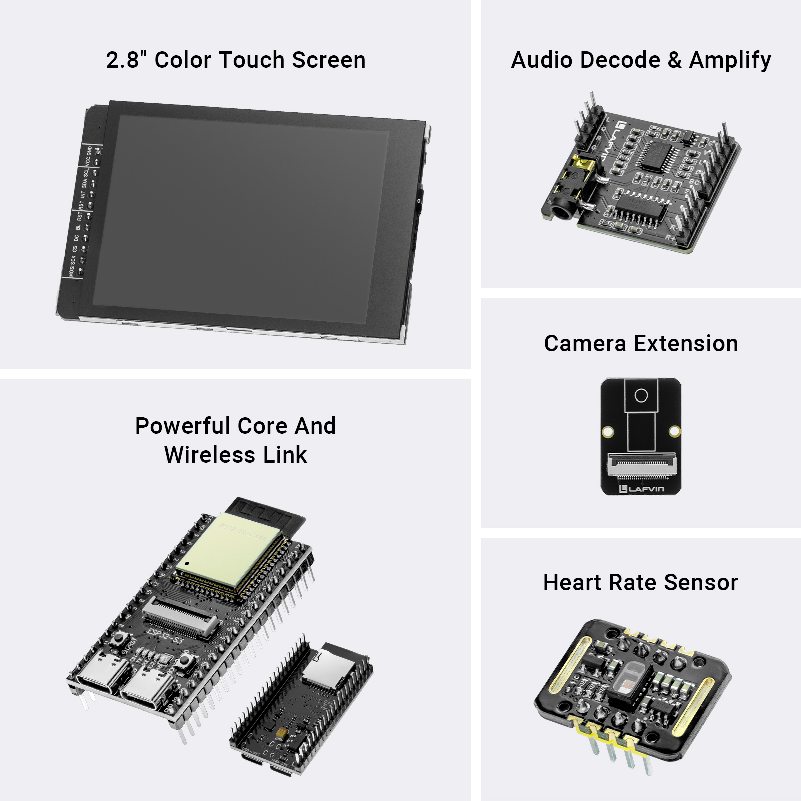 LAFVIN ESP32-S3 Multimedia Kit